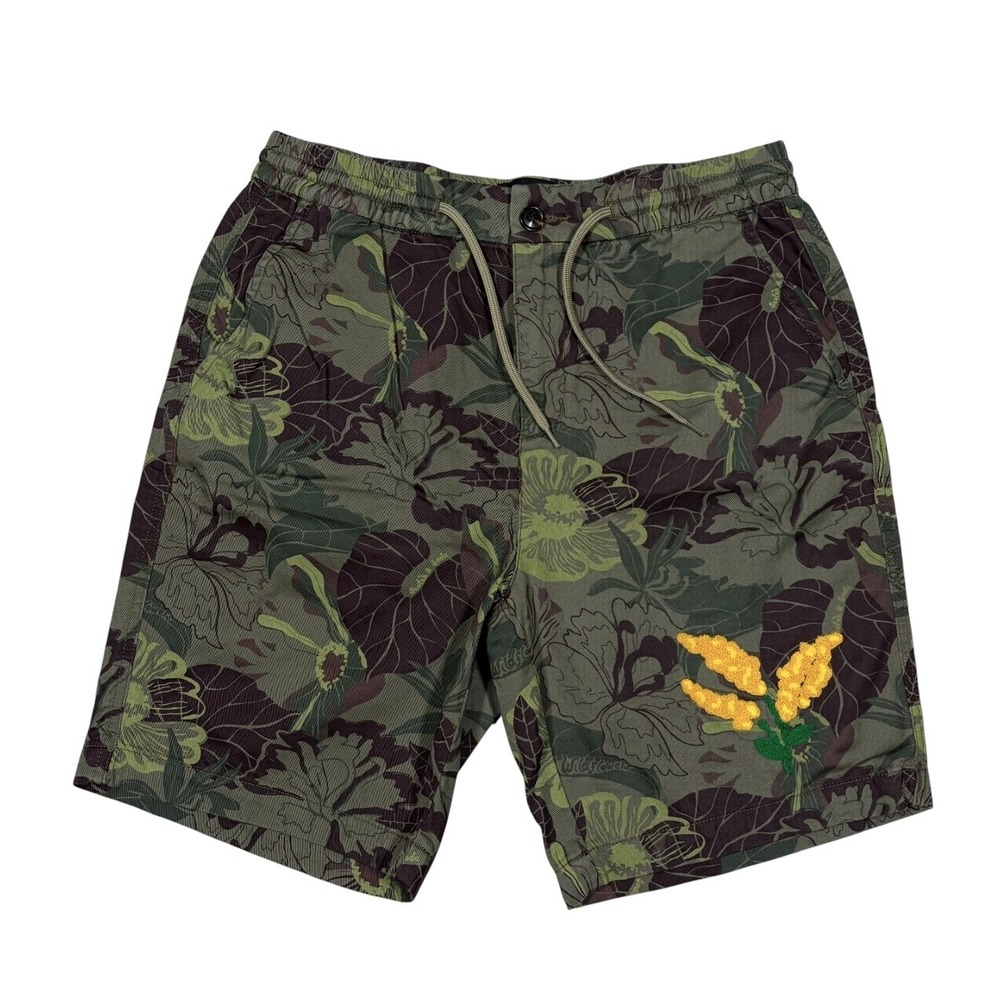 Scotch and‎ Soda Shorts Mens 30 The Fave Printed Camo Drawstring Embroidery